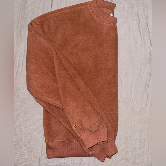 Fabletics Polar Fleece Rayon Rust Brown Size XL - Picture 4 of 6